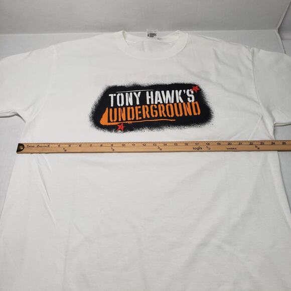 Vintage Tony Hawk’s Underground Video Game Promo Shirt Mens XL White Anvil Y2k - Picture 4 of 16